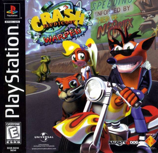 Crash Bandicoot Warped (Playstation) (ONLINE ORDER ONLY)