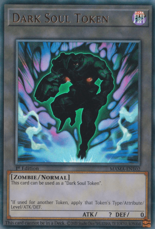 Dark Soul Token [MAMA-EN102] Ultra Rare (ONLINE ORDER ONLY)