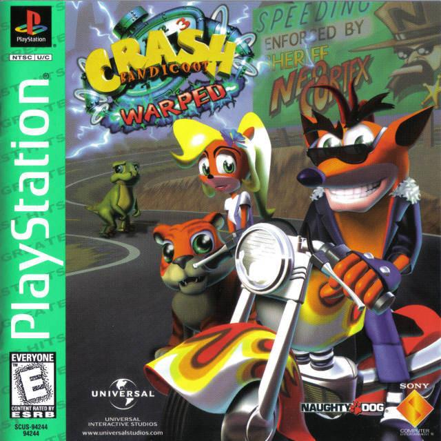 Crash Bandicoot Warped (Greatest Hits) (Playstation) (ONLINE ORDER ONLY)