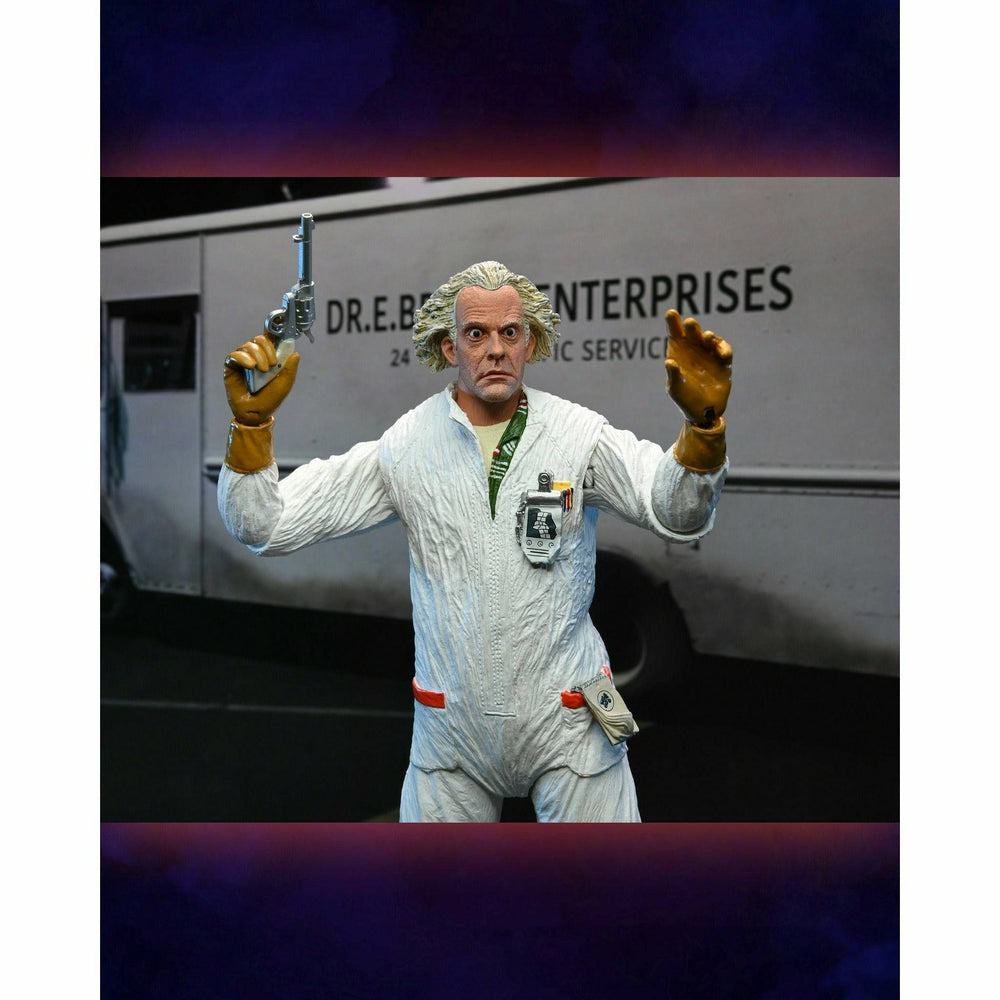 NECA Back to the Future 7" Scale Action Figure - Ultimate Doc Brown (1985 "Hazmat Suit") (ONLINE ORDER ONLY)