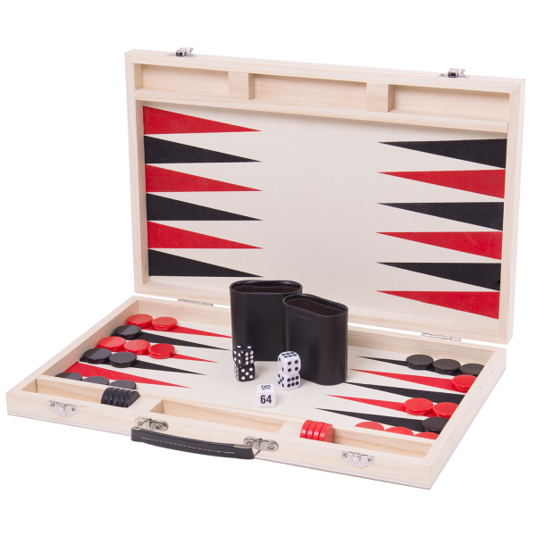 Rustik Deluxe Wood Case: Backgammon (ONLINE ORDER ONLY)
