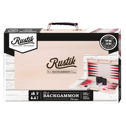 Rustik Deluxe Wood Case: Backgammon (ONLINE ORDER ONLY)