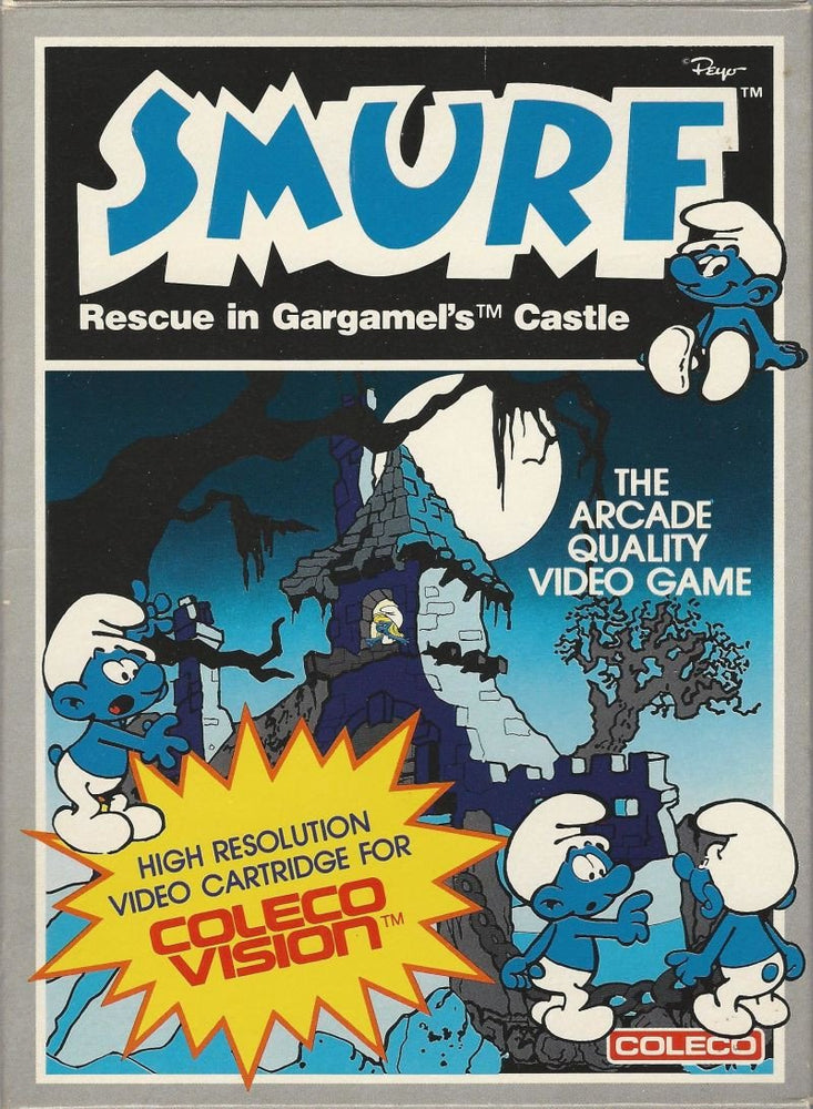 Smurf: Rescue in Gargamel's Castle (Colecovision) (Online Only)