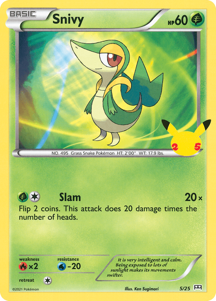 Snivy (5/25) [McDonald's 25th Anniversary] (Online Only)