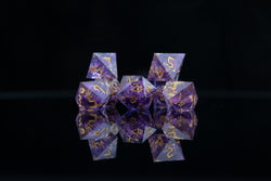 Purple Mage Liquid Core Dice Set (ONLINE ORDER ONLY)