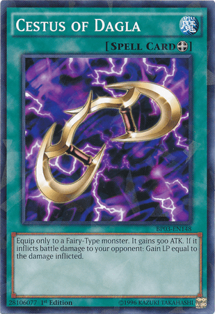 Cestus of Dagla [BP03-EN148] Shatterfoil Rare (ONLINE ORDER ONLY)
