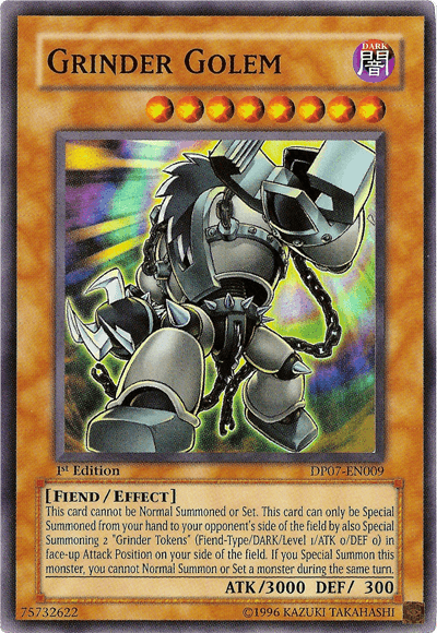 Grinder Golem [DP07-EN009] Super Rare (ONLINE ORDER ONLY)
