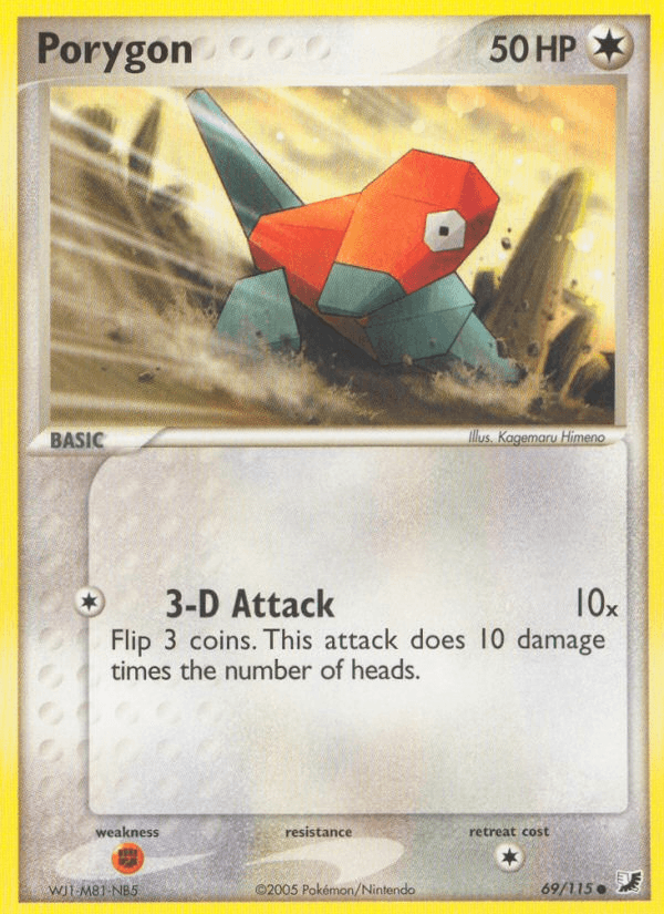 Porygon (69/115) [EX: Unseen Forces] (Online Only)
