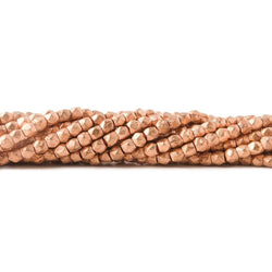 2.5mm Brushed Hand Cut Faceted Nugget Beads (ONLINE ORDER ONLY)
