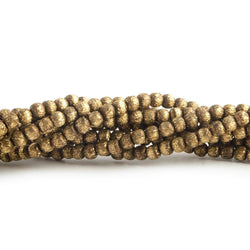 2.5mm Brushed Round Beads (ONLINE ORDER ONLY)
