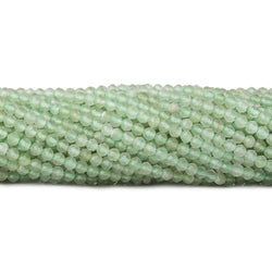 2.5mm Green Aventurine microfaceted round beads 13 inch 150 pieces (ONLINE ORDER ONLY)