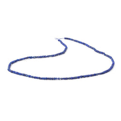 2.5mm Lapis Lazuli Plain Disc Rondelle Beads 15 inch 274 pieces (ONLINE ORDER ONLY)