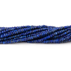 2.5mm Lapis Lazuli Plain Disc Rondelle Beads 15 inch 274 pieces (ONLINE ORDER ONLY)