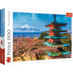 Trefl Red 1500 Piece Puzzle - Mount Fuji / HUBER (ONLINE ORDER ONLY)