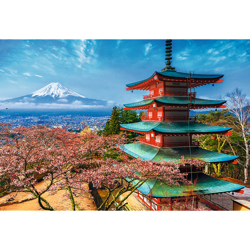 Trefl Red 1500 Piece Puzzle - Mount Fuji / HUBER (ONLINE ORDER ONLY)