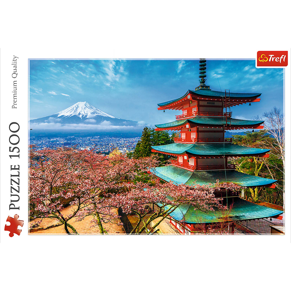 Trefl Red 1500 Piece Puzzle - Mount Fuji / HUBER (ONLINE ORDER ONLY)
