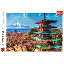 Trefl Red 1500 Piece Puzzle - Mount Fuji / HUBER (ONLINE ORDER ONLY)