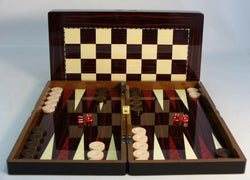 Backgammon - 19" Wood Grain Set (ONLINE ORDER ONLY)