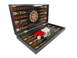 Backgammon - 19" Pistachio Cluster Backgammon Set (ONLINE ORDER ONLY)