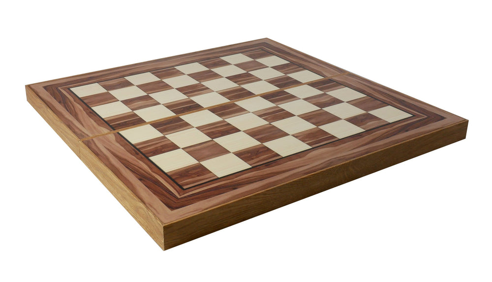 Backgammon - 19" American Walnut Decoupage Backgammon Set (ONLINE ORDER ONLY)