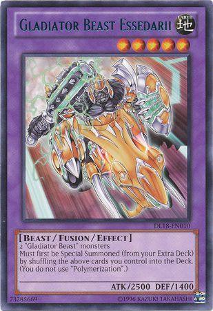 Gladiator Beast Essedarii (Blue) [DL18-EN010] Rare (ONLINE ORDER ONLY)