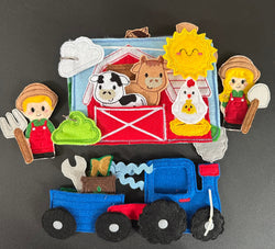 Interactive Farm Animal Quiet Book, Finger Puppet Activity Book for
Kids, Teacher Educational Tool (ONLINE ORDER ONLY)