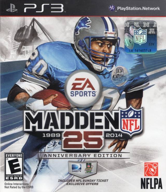 Madden NFL 25 Anniversary Edition (Playstation 3) (Online Only)