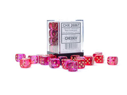 Gemini® Polyhedral Translucent Red-Violet/gold 7-Die Set /16mm/12mm (Online Only)