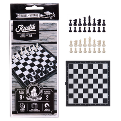 Travel Games: Rustik Foldable Magnetic Chess (ONLINE ORDER ONLY)