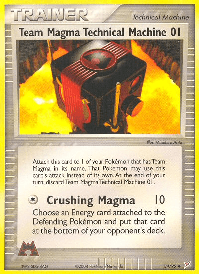 Team Magma Technical Machine 01 (84/95) [EX: Team Magma vs Team Aqua] (Online Only)