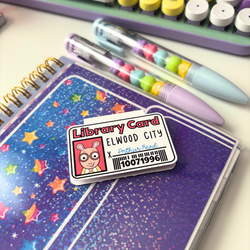 Mr Read's Library Card| Magnetic Bookmark (ONLINE ORDER ONLY)