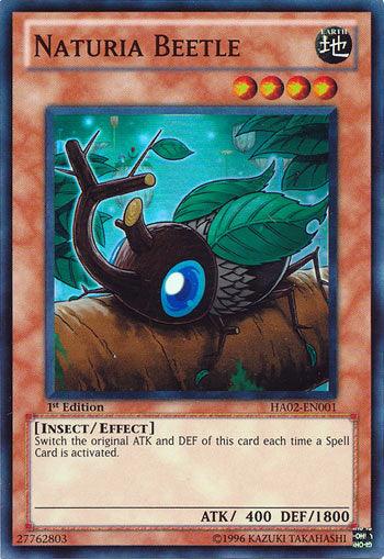 Naturia Beetle [HA02-EN001] Super Rare (ONLINE ORDER ONLY)