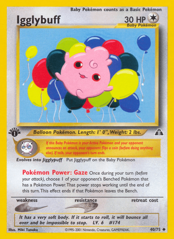 Igglybuff (40/75) [Neo Discovery 1st Edition] (Online Only)