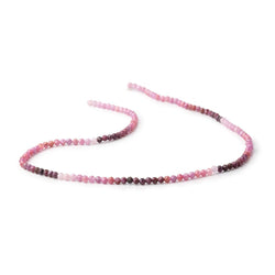 2.6mm Shaded Ruby Micro Faceted Round Beads 12.5 inch 130 pieces (ONLINE ORDER ONLY)