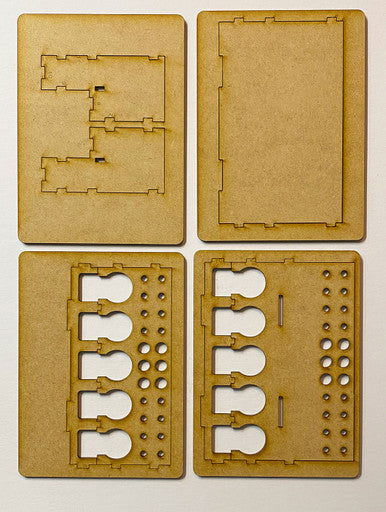 Paint Rack - 26mm Mini, For Vallejo and Army Painter Style Dropper Bottles (Online Order Only) (Online Order Only)