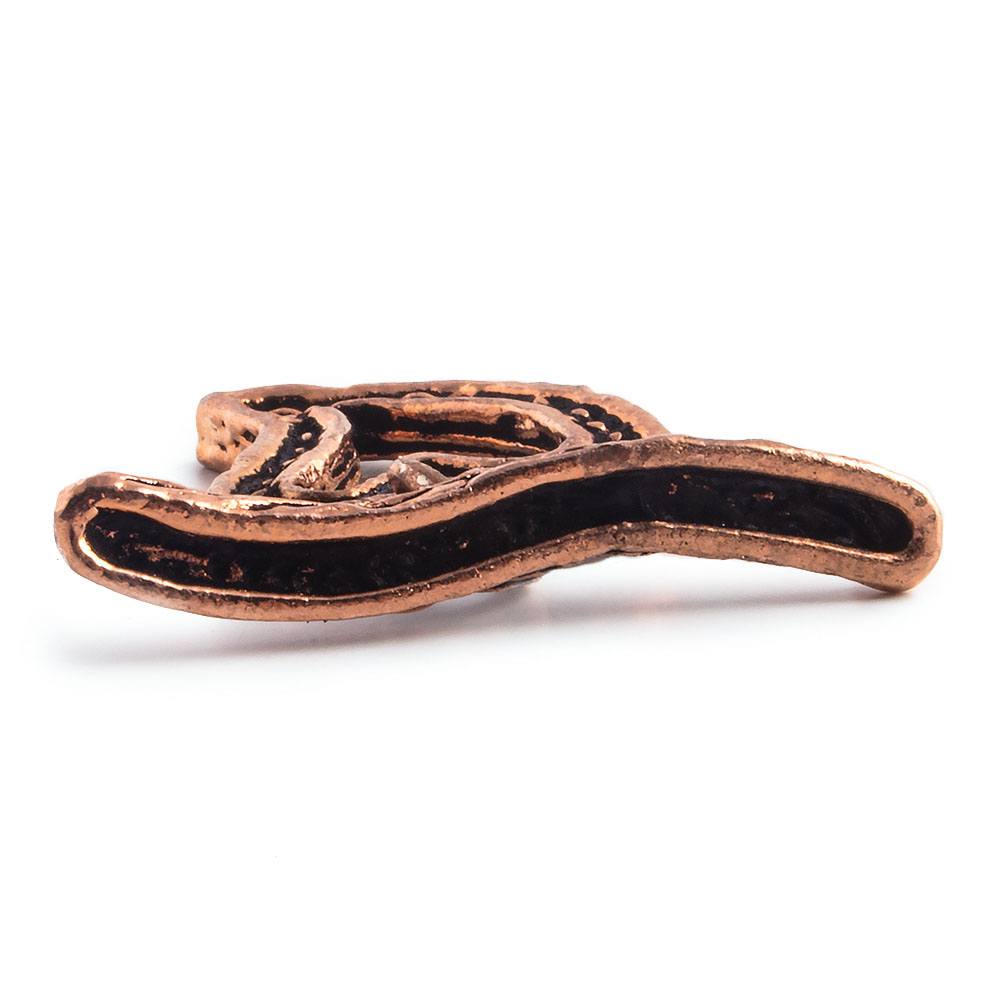 26x20mm Copper Toggle Antiqued Heart (ONLINE ORDER ONLY)