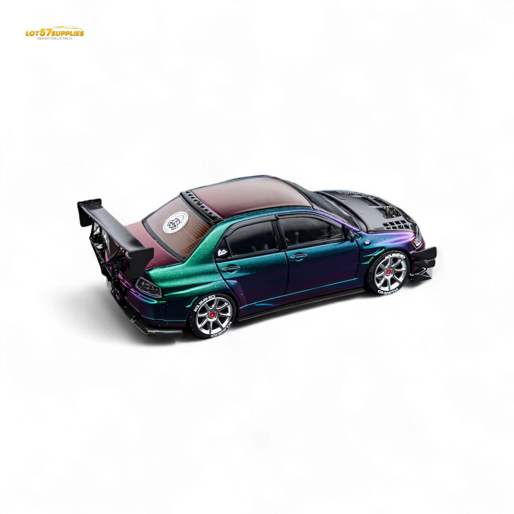 Findclassically Mitsubishi Lancer Evolution IX Chameleon With Carbon Bonnet 1:64 (ONLINE ORDER ONLY)