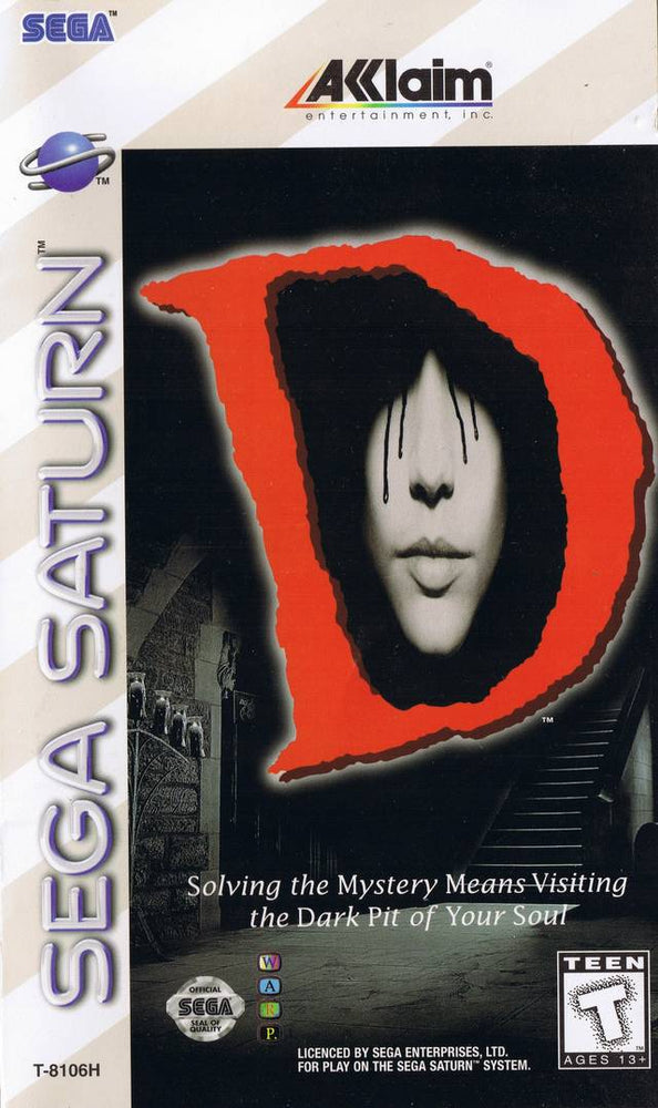 D (Sega Saturn) (ONLINE ORDER ONLY)