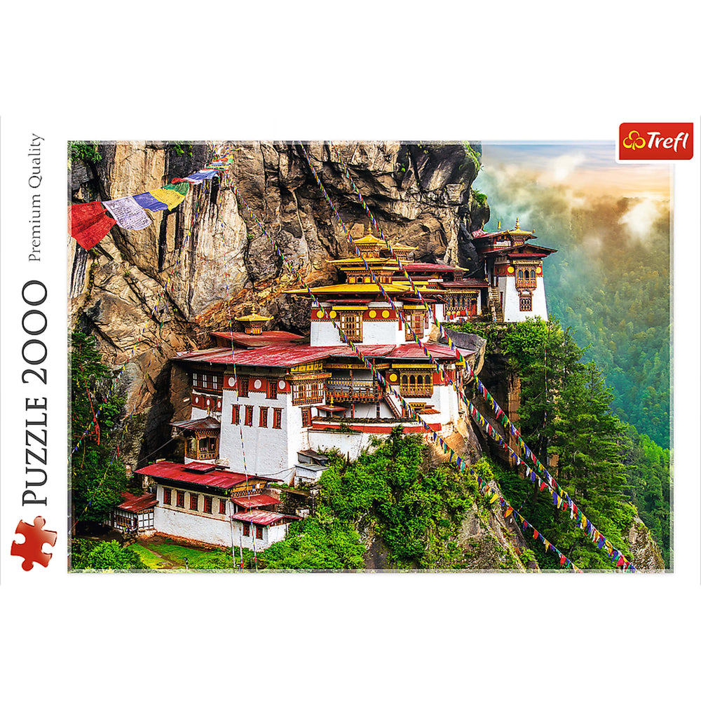 Trefl Red Tiger's Nest, Bhutan 2000 Piece Puzzle (ONLINE ORDER ONLY)