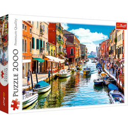 Trefl Red Murano Island, Venice 2000 Piece Puzzle (ONLINE ORDER ONLY)