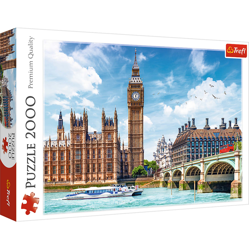Trefl Red Big Ben, London, England 2000 Piece Puzzle (ONLINE ORDER ONLY)