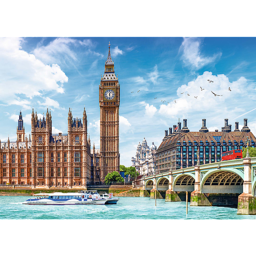 Trefl Red Big Ben, London, England 2000 Piece Puzzle (ONLINE ORDER ONLY)