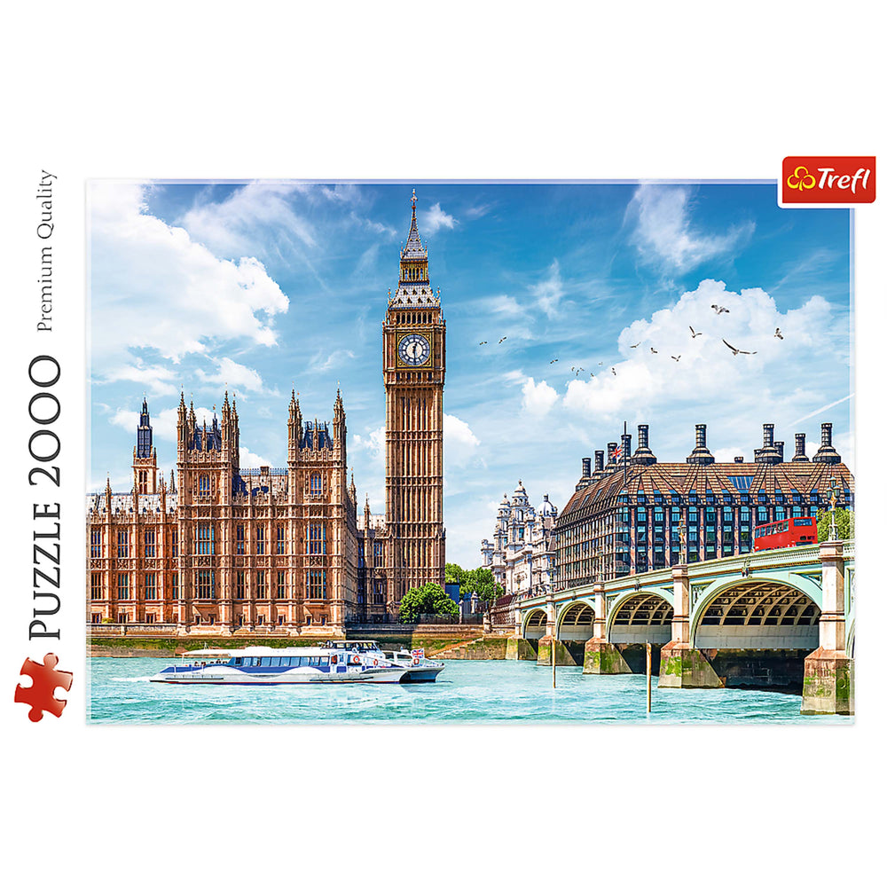 Trefl Red Big Ben, London, England 2000 Piece Puzzle (ONLINE ORDER ONLY)