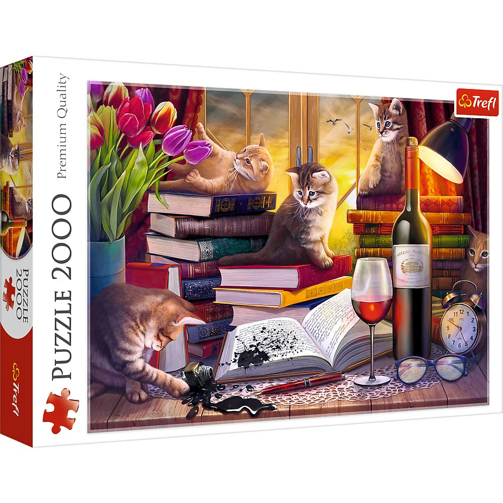 Trefl Red Cat's Evening 2000 Piece Puzzle (ONLINE ORDER ONLY)