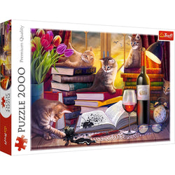 Trefl Red Cat's Evening 2000 Piece Puzzle (ONLINE ORDER ONLY)