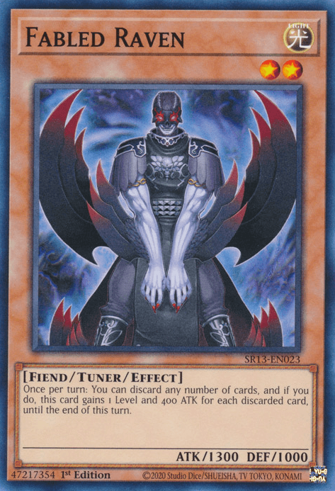 Fabled Raven [SR13-EN023] Common (ONLINE ORDER ONLY)