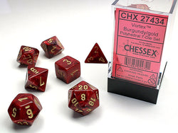 CHESSEX: POLYHEDRAL Vortex DICE SETS (Online Order Only)