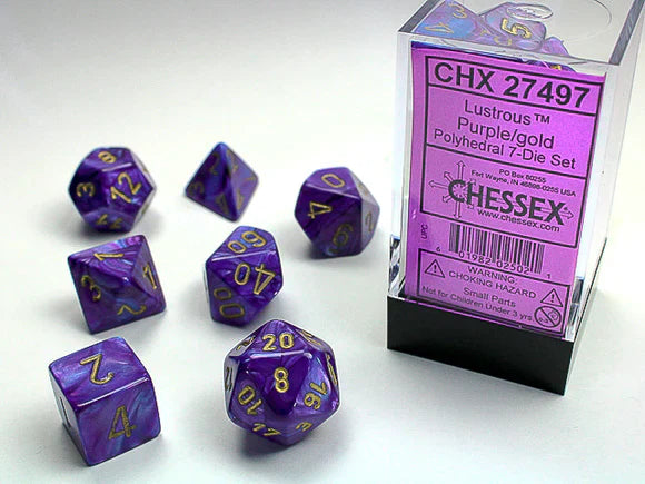 CHESSEX: POLYHEDRAL Vortex DICE SETS (Online Order Only)
