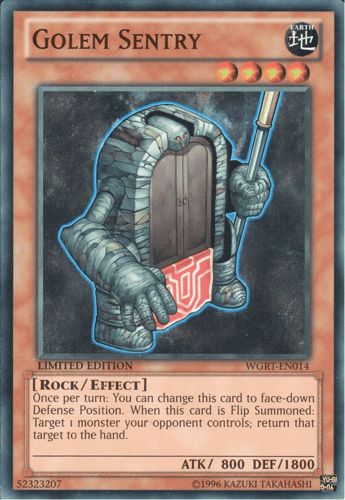 Golem Sentry [WGRT-EN014] Super Rare (ONLINE ORDER ONLY)