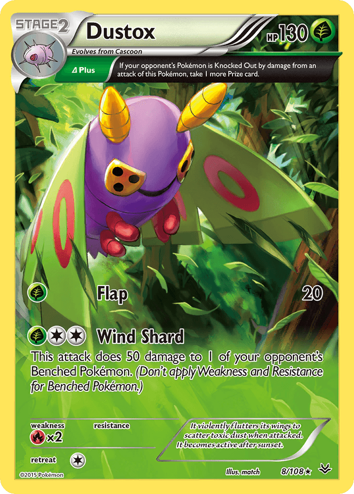 Dustox (8/108) [XY: Roaring Skies] (Online Only)